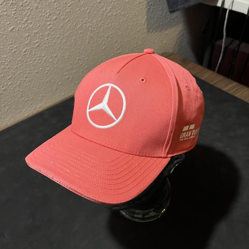 Mercedes AMG Petronas Hat Cap Strap Back Louis Hamilton Men Gran Turismo Racing